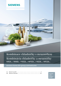 Manuál Siemens KI22LAF30 Lednice