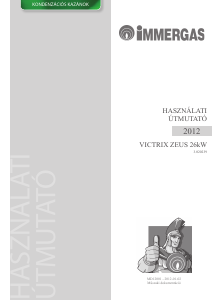 Használati útmutató Immergas Victrix Zeus 26kW Kazán központi fűtéshez