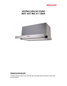 Hướng dẫn sử dụng Brandt AT1460X Mũ đầu bếp