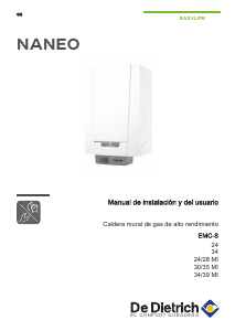 Manual de uso De Dietrich EMC-S 34/39 MI Naneo Caldera de gas