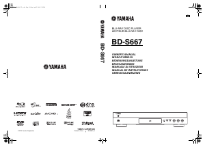 Bedienungsanleitung Yamaha BD-S667 Blu-ray player