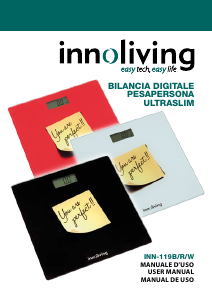 Manual de uso Innoliving INN-119 Báscula