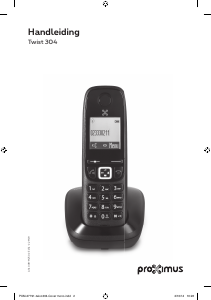 Handleiding Belgacom Twist 304 Draadloze telefoon