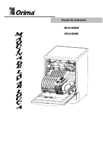 Manual Orima OR 12-9240 S Máquina de lavar louça