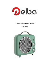 Manual Delba DB-849 Aquecedor