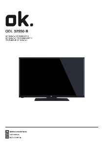 Handleiding OK ODL 32550-B LED televisie