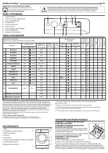 Instrukcja Indesit MTWSE 61252 WK EE Pralka