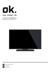 Handleiding OK ODL 32650F-TIB LED televisie