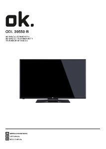 Handleiding OK ODL 39550-B LED televisie