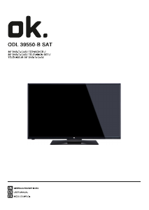 Handleiding OK ODL 39550-B SAT LED televisie