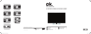 Manuale OK ODL 40450-B SAT LED televisore