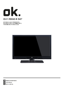 Handleiding OK OLE 20550-B SAT LED televisie