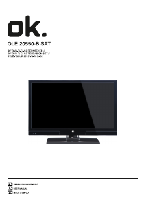 Bruksanvisning OK OLE 20550-B SAT LED TV