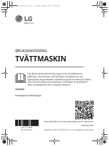 Brugsanvisning LG FV96JNS2QA Vaskemaskine