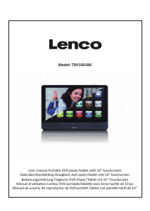 Bedienungsanleitung Lenco TDV1001BK DVD-player