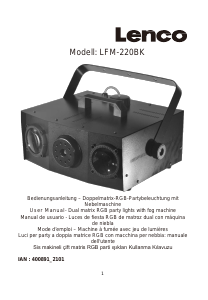 Manuale Lenco LFM-220BK Macchina della nebbia