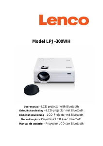Bedienungsanleitung Lenco LPJ-300WH Projektor
