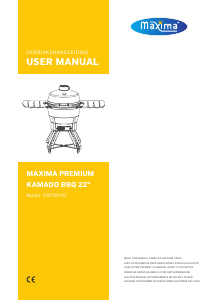 Handleiding Maxima Premium Kamado Barbecue