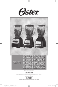 Handleiding Oster BLSTMEG4771B Blender