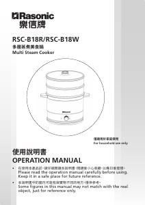 Handleiding Rasonic RSC-B18W Stoomkoker