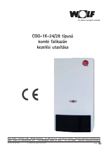 Használati útmutató Wolf CGG-1K-24/28 Kazán központi fűtéshez
