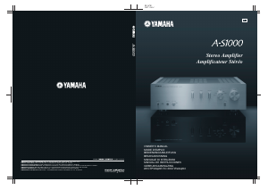 Mode d’emploi Yamaha A-S1000 Amplificateur