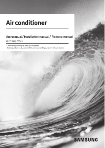 Manual Samsung AR18TGHQABUNME Air Conditioner