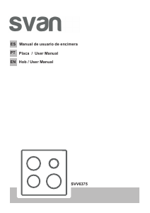Manual de uso Svan SVV6375 Placa