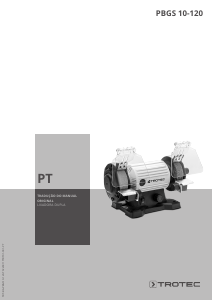 Manual Trotec PBGS 10-120 Esmeril de banco
