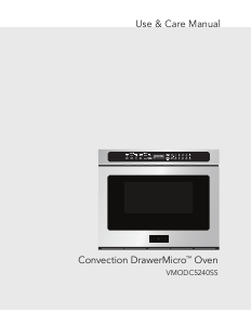 Mode d’emploi Viking VMODC5240SS Four