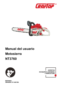Manual de uso CrafTop NT3760 Sierra de cadena