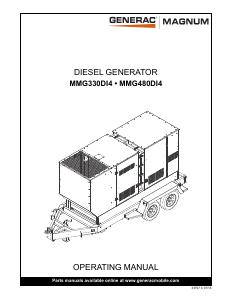 Handleiding Generac MMG330DI4 Generator