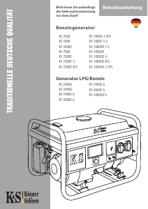 Bedienungsanleitung Könner & Söhnen KS 9000E G Generator