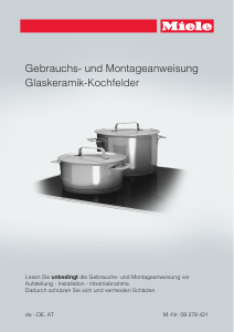 Bedienungsanleitung Miele KM 6024 Kochfeld