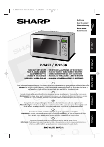 Manuale Sharp R-2B34 Microonde