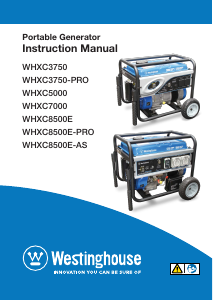 Handleiding Westinghouse WHXC8500E-PRO Generator