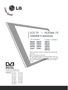 Manual LG 42LC55 LCD Television