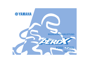 Bedienungsanleitung Yamaha Aerox 50 (2007) Roller