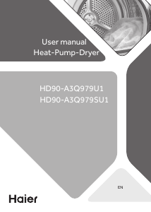 Manual Haier HD90-A3Q979SU1 Dryer