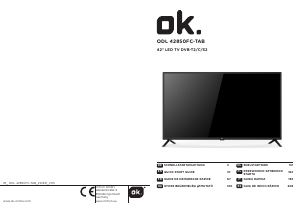 Manuale OK ODL 42850FC-TAB LED televisore