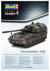 Manual Revell set 03279 Military Panzerhaubitze 2000