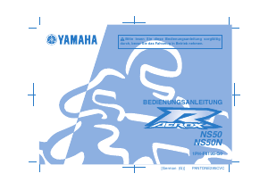 Bedienungsanleitung Yamaha Aerox 50 (2013) Roller
