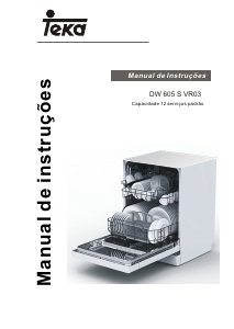 Manual Teka DW 605 S VR03 Máquina de lavar louça
