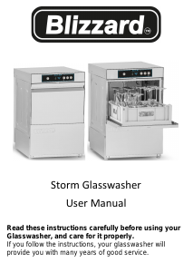 Manual Blizzard Storm 35 Glasswasher