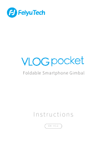 Manual Feiyu Vlog Pocket Gimbal