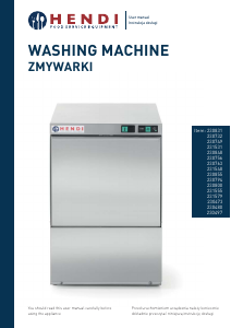 Manual Hendi 230473 Dishwasher