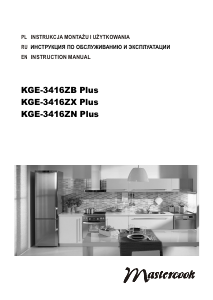 Instrukcja Mastercook KGE-3416ZN Plus Kuchnia