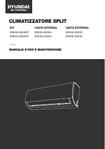 Manuale Hyundai WSHN-352HKIT Condizionatore d’aria