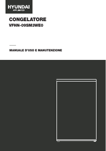 Manuale Hyundai VFHN-09SM3WE0 Congelatore