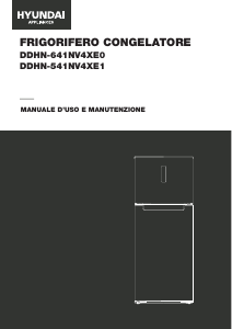 Manuale Hyundai DDHN-641NV4XE0 Frigorifero-congelatore